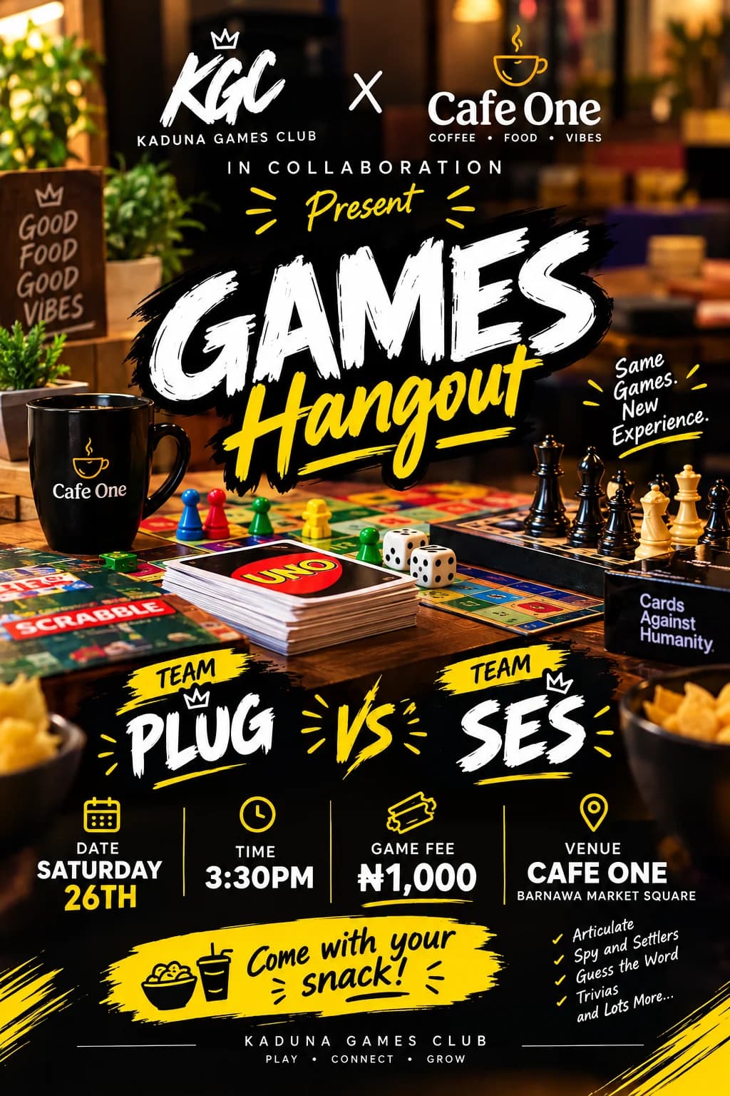 KGC x CAFE ONE