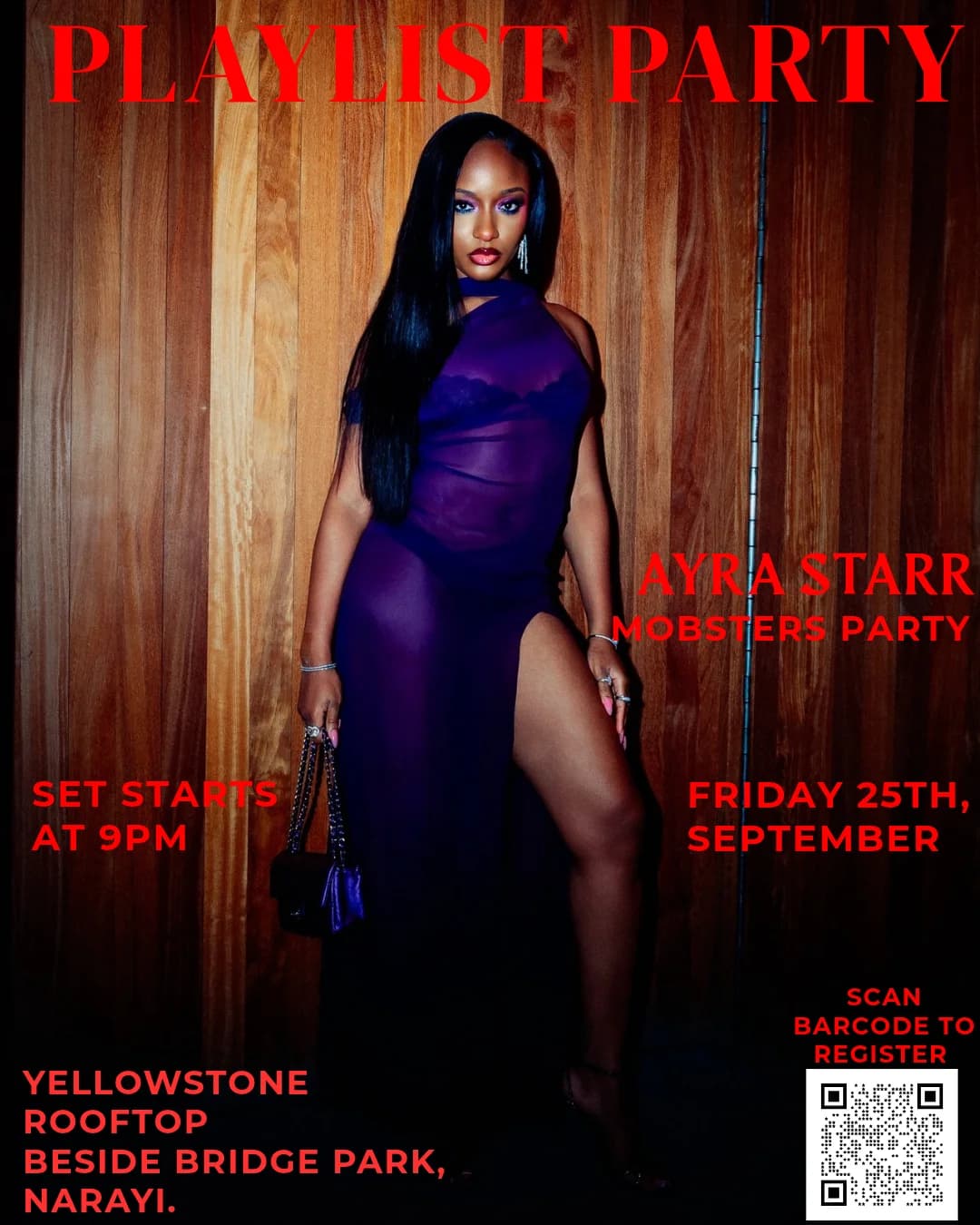 PLAYLIST PARTY: AYRA STARR, MOBSTERS PARTY